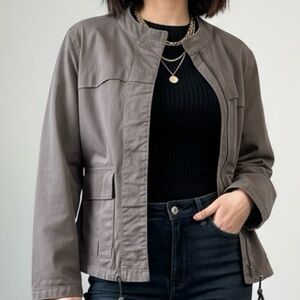 Sanctuary Los Angeles | Charcoal Gray Utility Field Jacket  (Size XL)